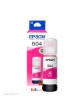 Botella de tinta EPSON T504320-AL, color Magenta, contenido 70ml.