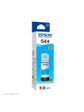 Botella de tinta EPSON T544220-AL, color Cian, contenido 65ml.