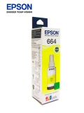 Botella de tinta EPSON T664420, color amarillo, contenido 70ml, para impresoras EPSON L200.