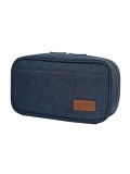 Cartuchera  /  Estuche  /  Organizador  /  Portacables TEROS TE-ACS9017DB, azul marino