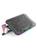 Cooler TEROS TE-7130N, compatible con notebooks de hasta 15.6", 3 fan de 11 cm