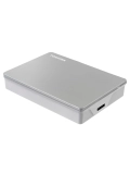 Disco Duro Externo Toshiba Portátil Canvio Flex, 4 TB, USB 3.0  /  2.0, Color: Plata