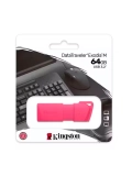 Memoria Flash USB DataTraveler Exodia M, 64GB, USB 3.2 Gen 1 (Tipo-A) Neon Pink (Rosado)