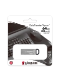 Memoria Flash USB Kingston DataTraveler Kyson, 64GB, USB 3.2 Gen 1, Plata