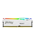 Memoria Kingston FURY Beast White RGB, 16GB DDR5-5200 MT / s, CL-40, 1.25V, White