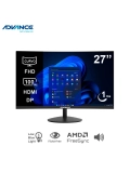 Monitor curvo ADVANCE ADV-2751S, 27" FHD VA, 100Hz, 1ms, HDMI, DP, Audio out, Parlantes