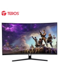 Monitor curvo gaming TEROS TE-3218G, 31.5" QHD VA, 180Hz, 1ms, HDMI, DP, Audio out