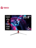 Monitor curvo TEROS TE-2402S, 23.8" FHD VA, 100Hz, 1ms, HDMI, VGA