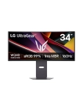 Monitor Gaming LG UltraGear G6, 34 Curvo / WQHD / VA / 160Hz / 1ms MBR / HDMI x2 / DP / Headphone-out