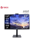 Monitor Plano Corporativo TEROS TE-2715CS, QHD IPS, 100Hz, HDMI, DP, Audio Out, Cámara 5MP