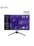Monitor plano TEROS TE-2133S, 21.5" FHD IPS, 120Hz, 1ms, HDMI, VGA, Audio out, Parlantes