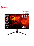 Monitor plano TEROS TE-2415S, 23.8" FHD IPS, 120Hz, 1ms, HDMI, DP, Parlantes