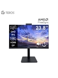 Monitor plano TEROS TE-2416CS, 23.8" QHD IPS, 100Hz, 1ms, HDMI, DP, Cámara, Micrófono