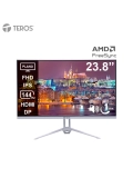 Monitor plano TEROS TE-2423S, 23.8" FHD IPS, 144Hz, 1ms, HDMI, DP, Audio out, Parlantes