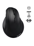 Mouse Inalámbrico Teros TE-5169N, 2.4GBluetooth, 2400 DPI, USB, Color Negro