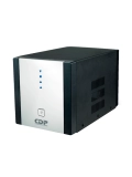 Regulador de voltaje CDP R-AVR 2408i, 2400VA, 1200W, 220V, 8 tomacorrientes.