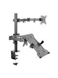 Soporte de escritorio para monitor Laptop, o 2 monitores Speaka Professional SP-MM-302