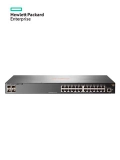 Switch HPE Aruba 2930F, 24 RJ-45 GbE, 4 SFP 1 / 10GbE.