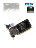 Tarjeta de video MSI Nvidia GeForce GT 710, 2GB DDR3 64-bit, PCI-e 2.0, Low-Profile.
