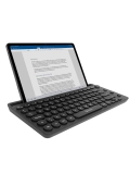 Teclado inalámbrico TEROS TE-4064N, 2.4 GHz, bluetooth 3.0  /  5.2, 80 teclas, negro