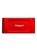 Unidad en estado sólido externa Kingston XS1000, 2TB, USB 3.2 Gen 2 Tipo-C, Color Rojo