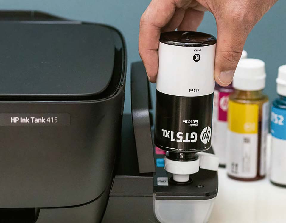 impresora multifuncional de tinta continua HP Ink Tank Wireless 415 tanques recargables